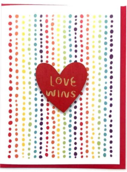 Card + Magnet - Love Wins 
