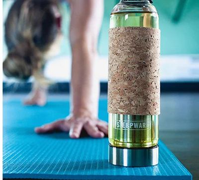 Tea Tumbler - Glass/Cork