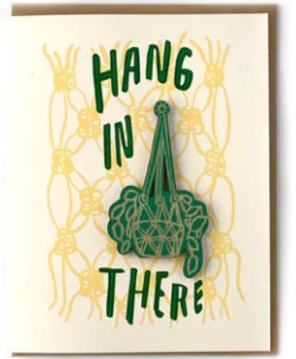 Card + Magnet – Hang In There