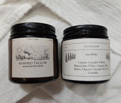 Magnesium Tallow Cream - Tansy Lane