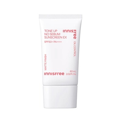 INNISFREE TONE UP NO SEBUM SUNSCREEN SPF50+ PA++++ 60ml