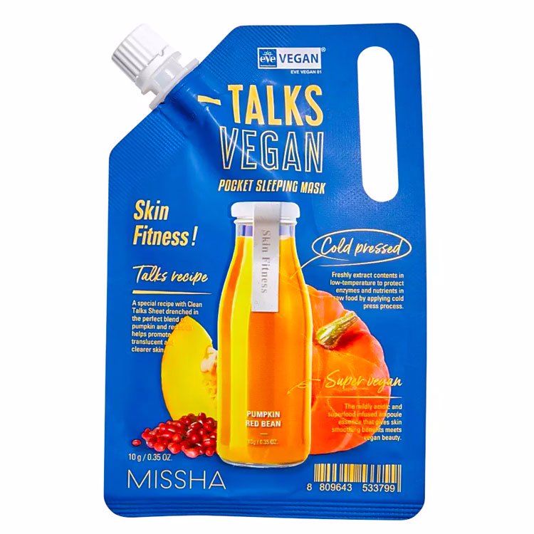 MISSHA TALKS VEGAN POCKET SLEEPING MASK SKIN FITNESS 1ea