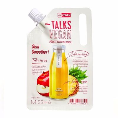MISSHA TALKS VEGAN POCKET SLEEPING MASK SKIN SMOOTHER 1ea
