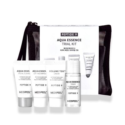 MEDI-PEEL PEPTIDE 9 AQUA ESSENCE TRIAL KIT 15ml + 20ml + 15ml + 15gr