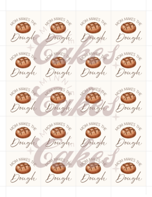 Mom Makes The Dough Tag (digital Download)