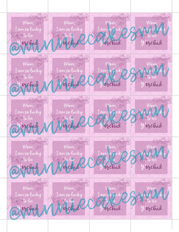 Mother’s Day Orchid Tag (digital Download)