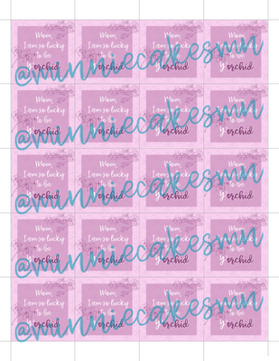 Mother’s Day Orchid Tag (digital Download)