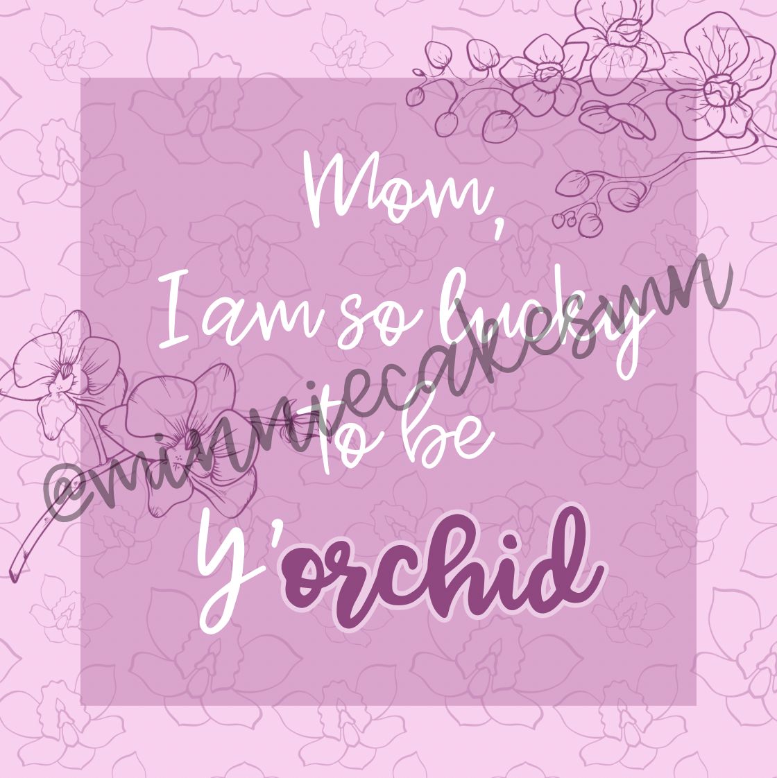 Mother’s Day Orchid Tag (digital Download)