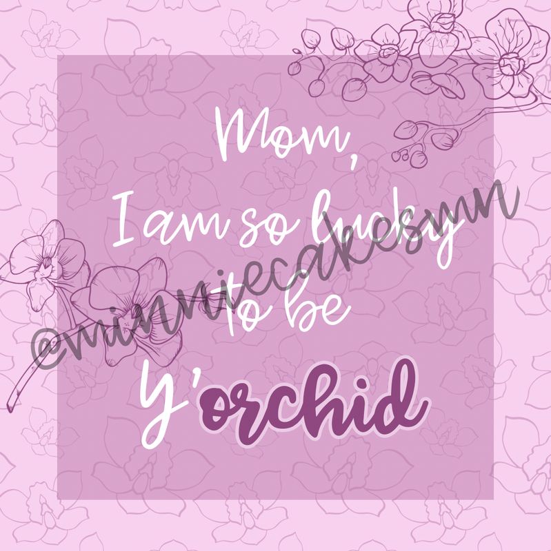 Mother’s Day Orchid Tag (digital Download)