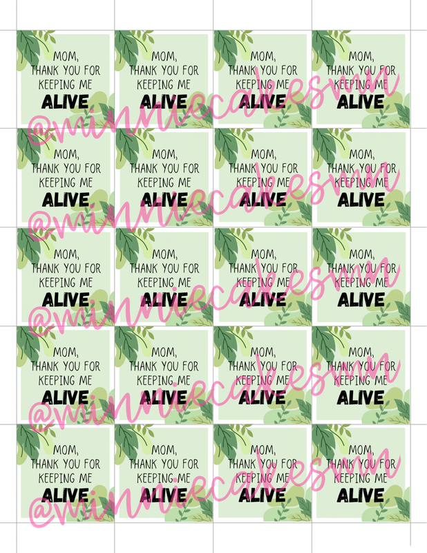Mothers Say Plant Tag (digital Download)