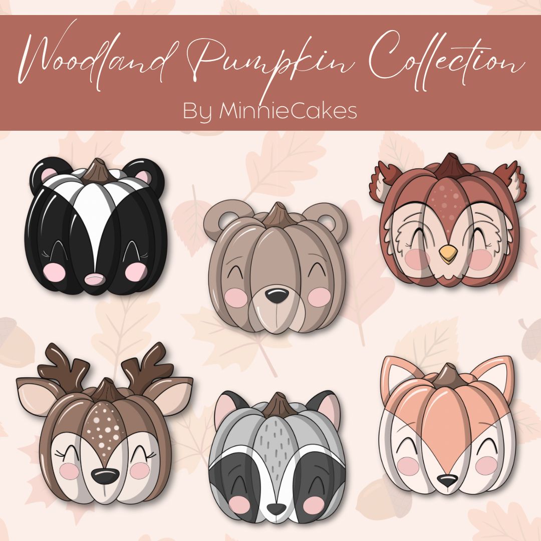 Woodland animal pumpkins