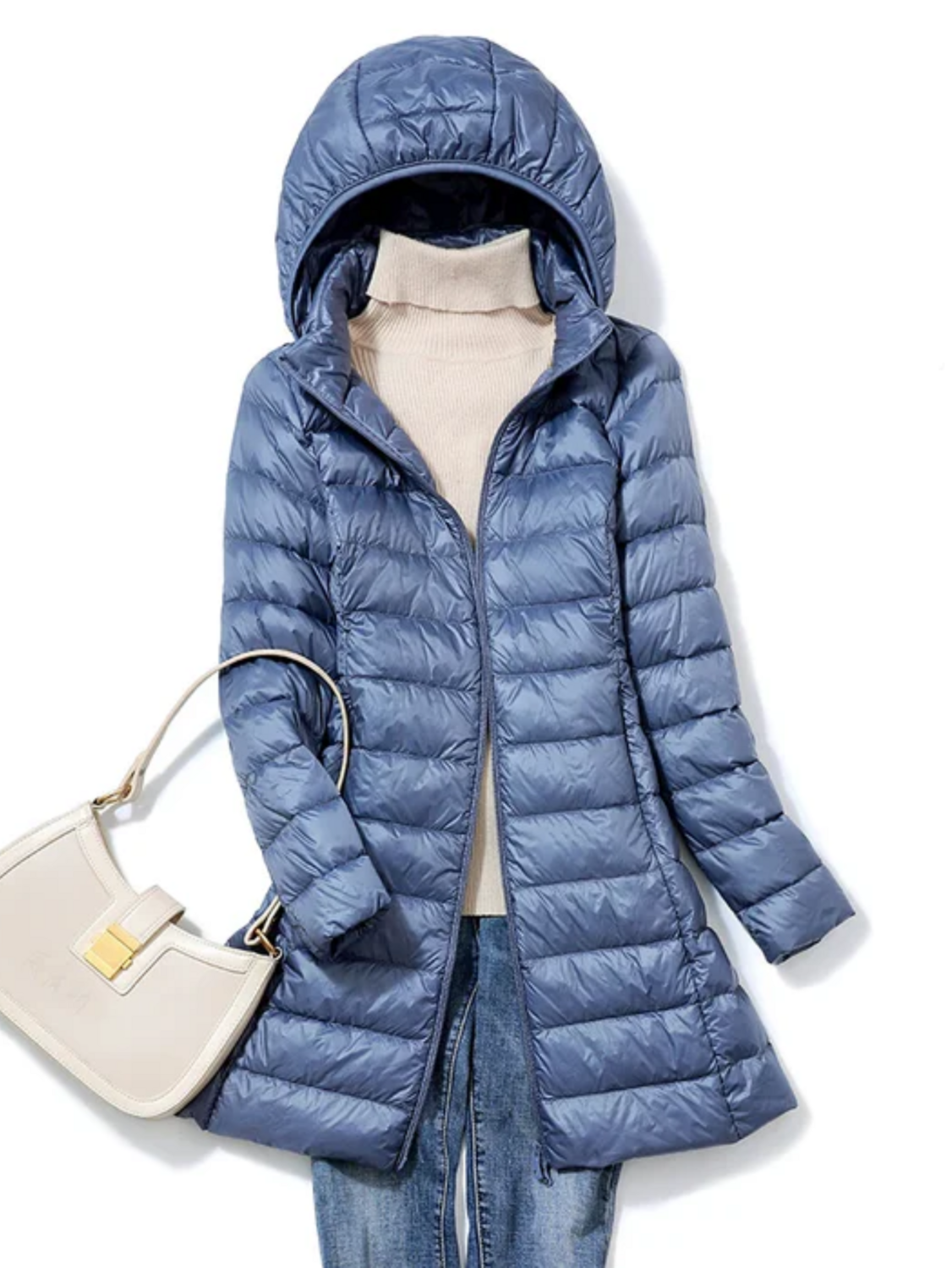 2-Pack Women&#39;s Long Parka Jacket with Removable Hood (Save $11.98!)
