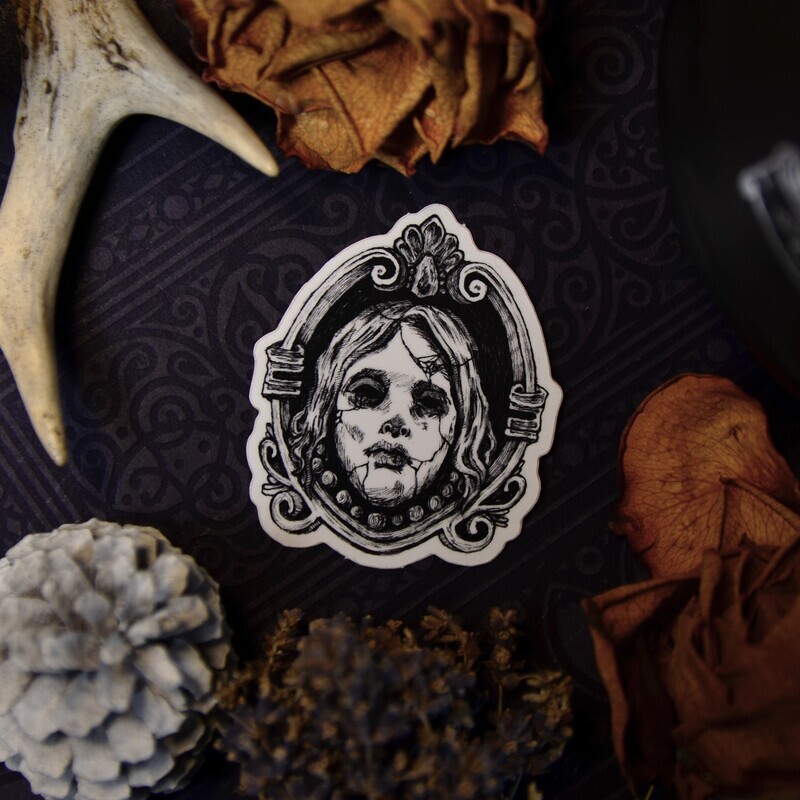 Zersplittert · Vinyl Sticker