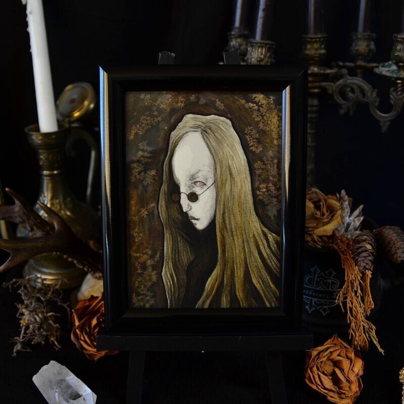 Tremere Vampir · Original mit Rahmen