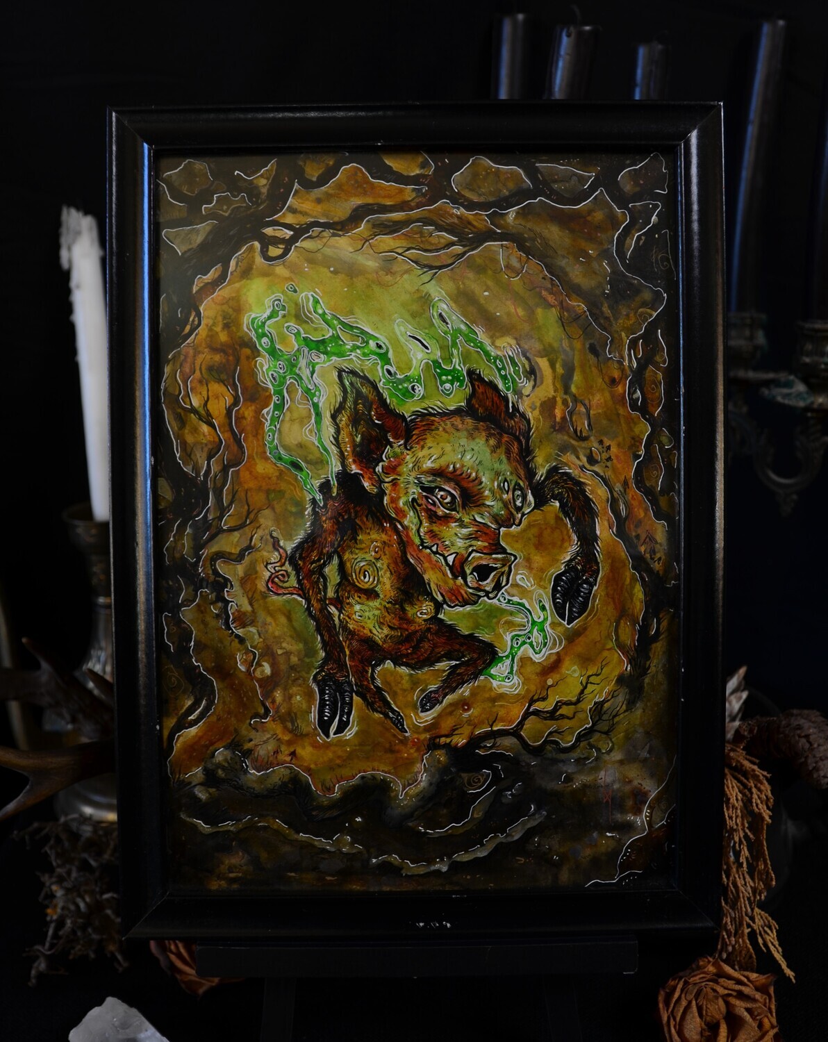 Changeling · Original mit Rahmen