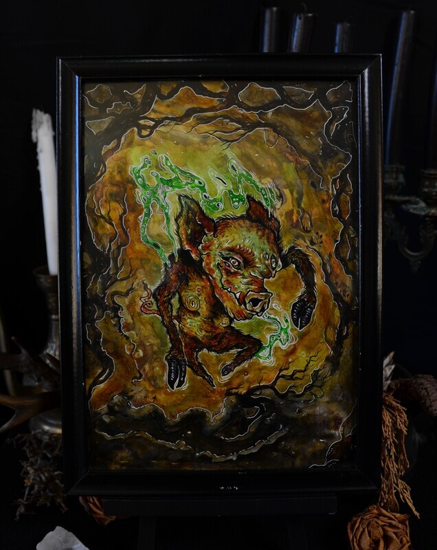 Changeling · Original mit Rahmen