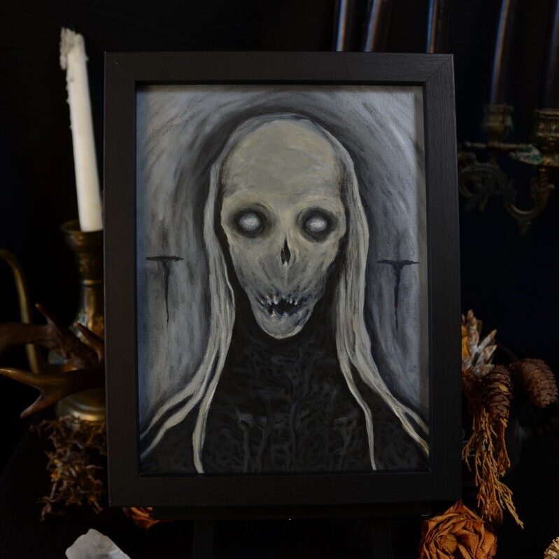 Draugr · Original mit Rahmen