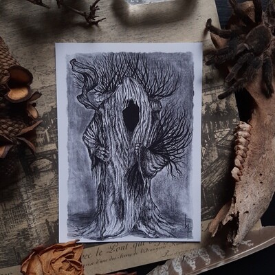 Creature from the Woods - Print