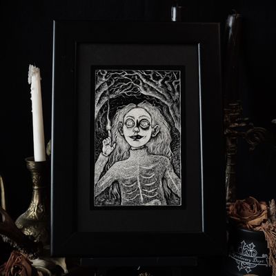 Spark in the Dark II · Original mit Rahmen