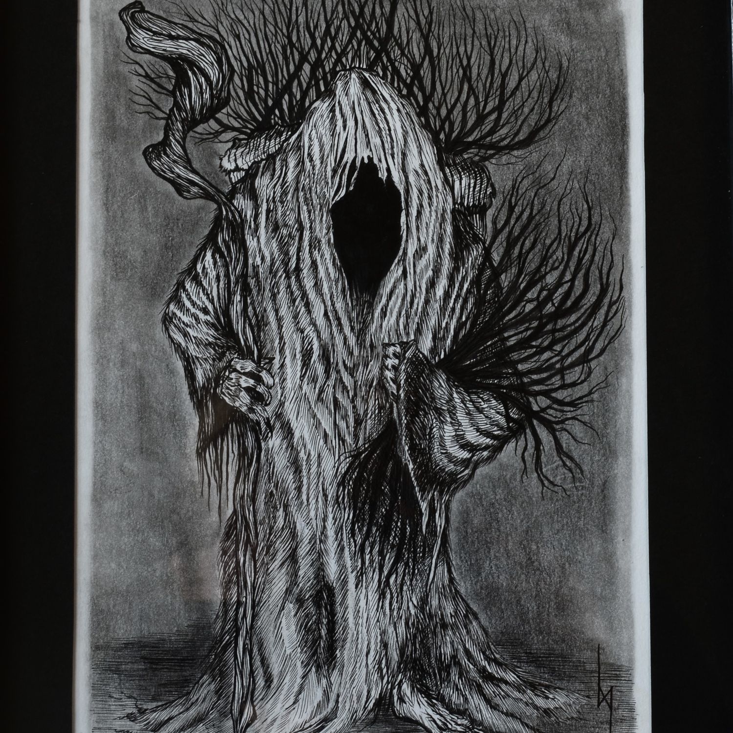 From the Woods he came · Original mit Rahmen