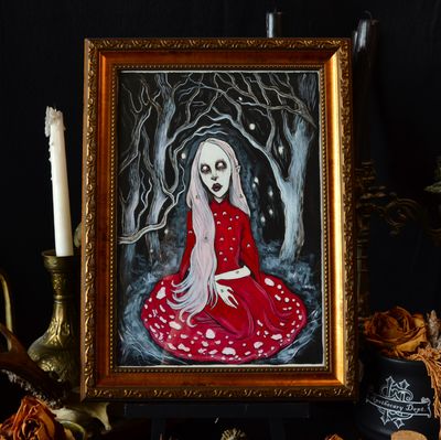 Poisonous · Original mit Rahmen