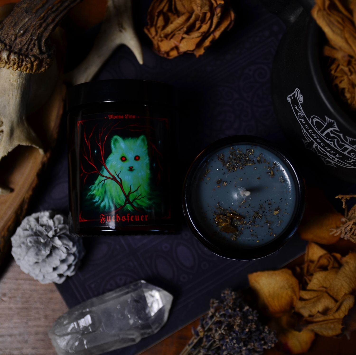 Fuchsfeuer ✷ Duftkerze im Glas 180 ml