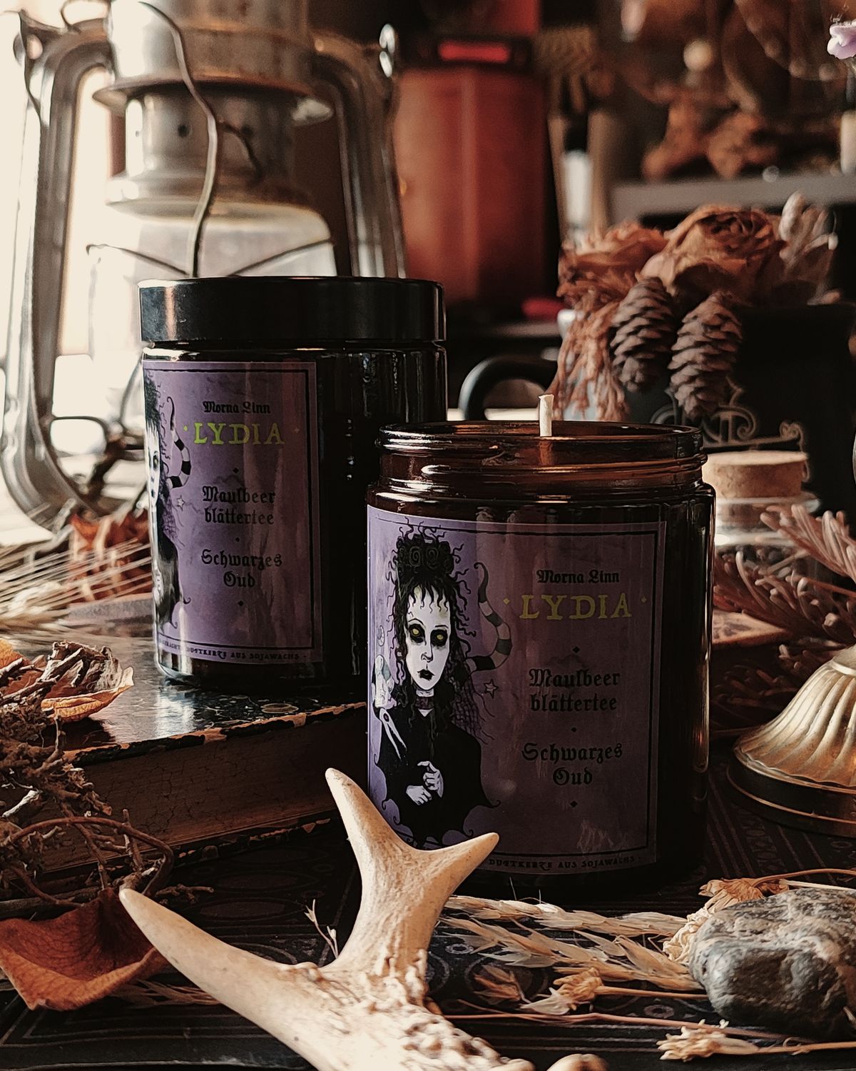 Lydia ✷ Duftkerze im Glas 180 ml