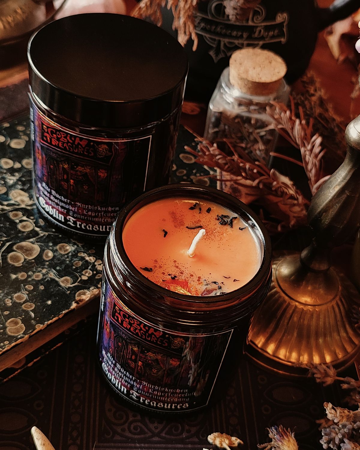 Goblin Treasures ✷ Duftkerze im Glas 180 ml