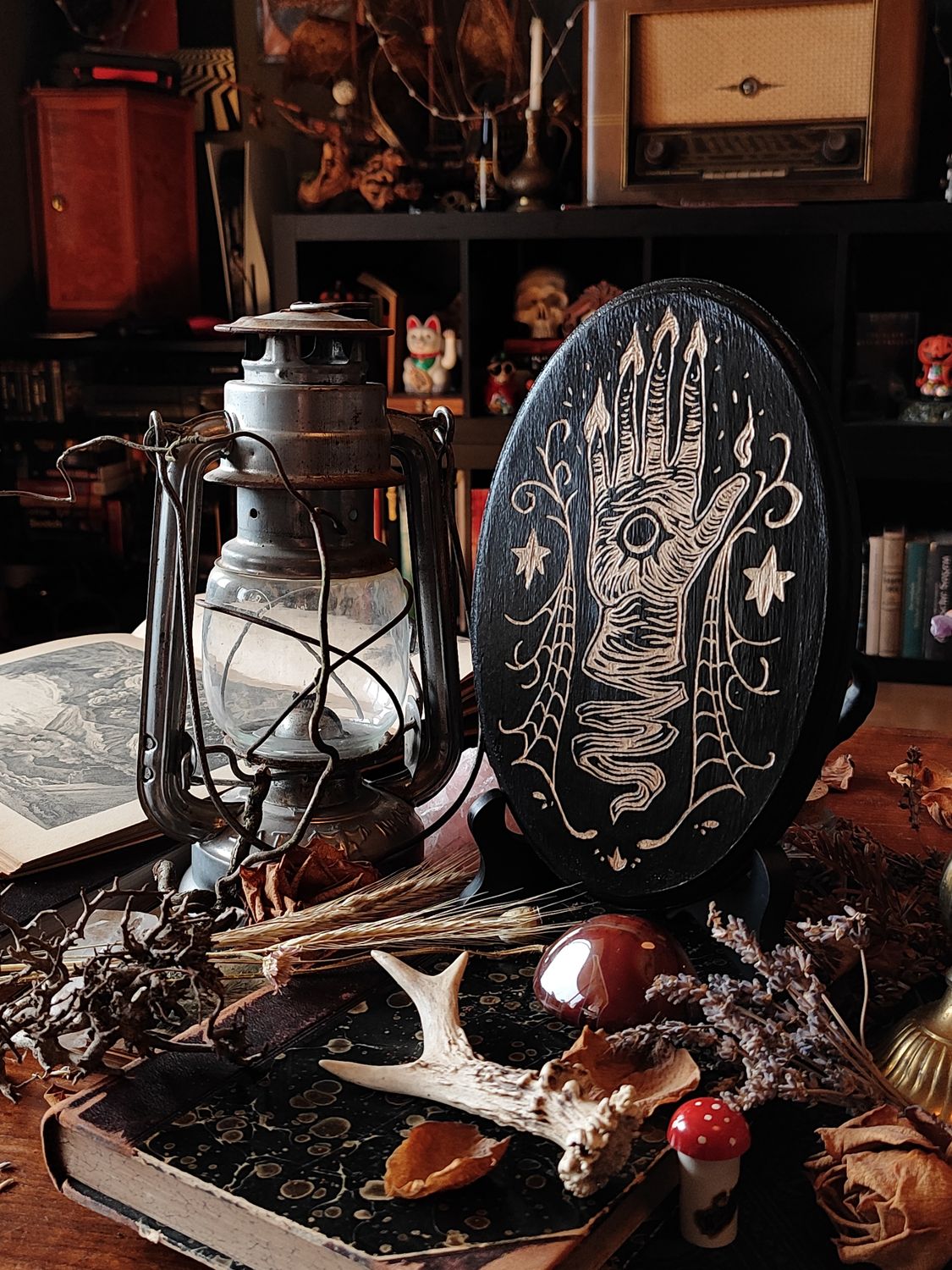 Mystic Hand · Woodcut