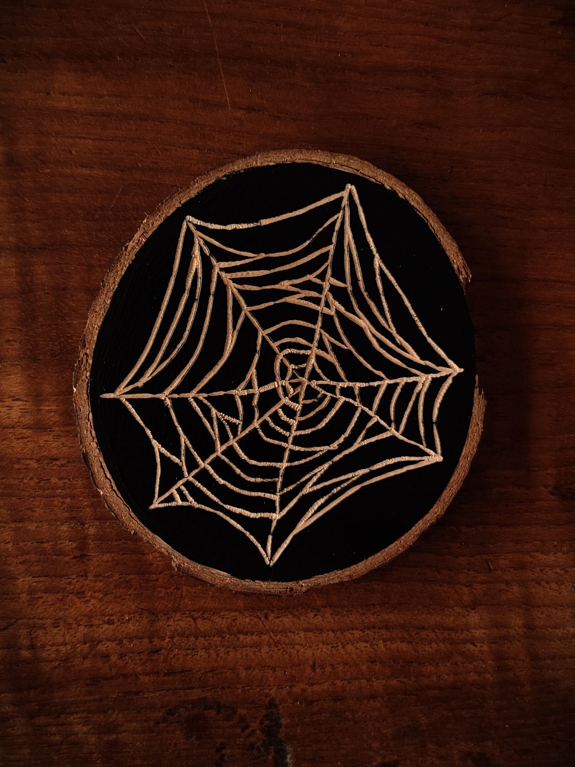 Spiderweb · Woodcut