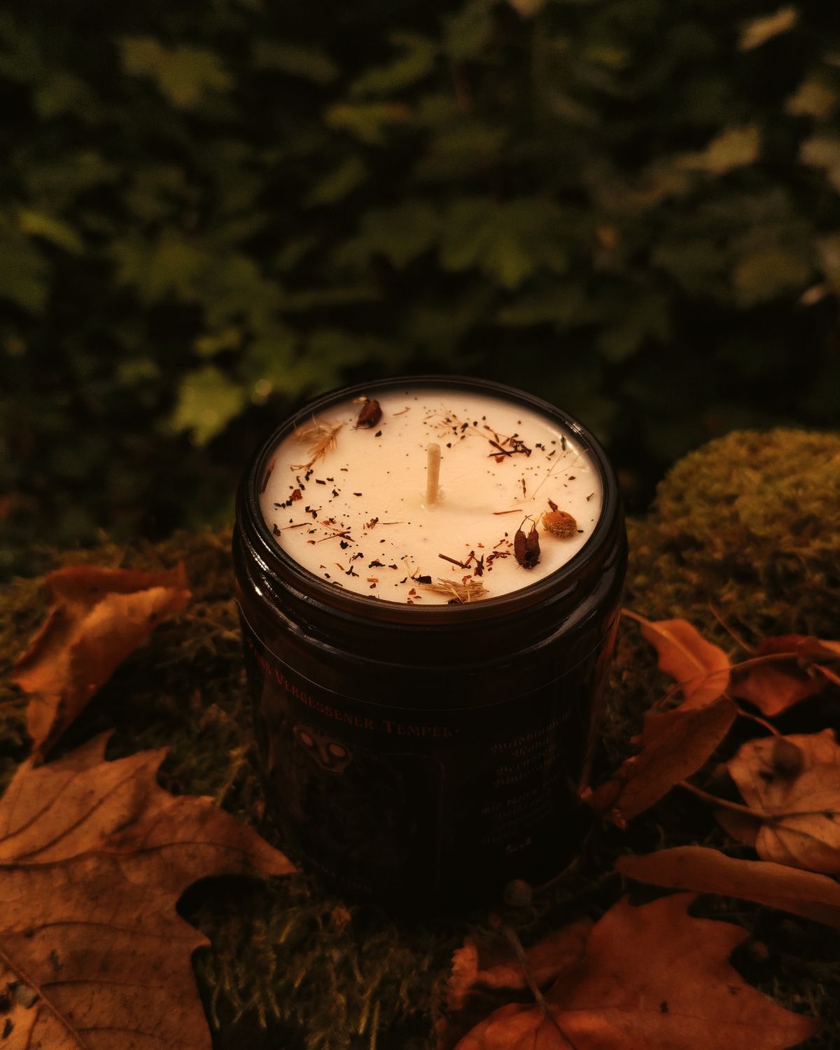 Pans vergessener Tempel ✷ Duftkerze im Glas 250 ml