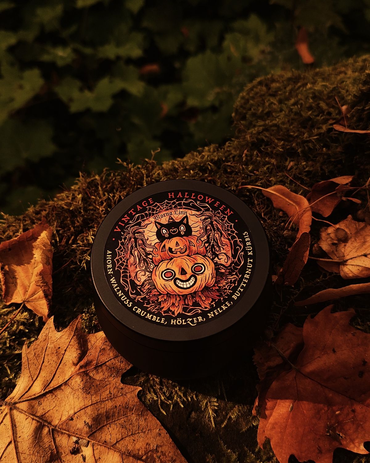 Vintage Halloween ✷ Duftkerze im Glas 235 ml