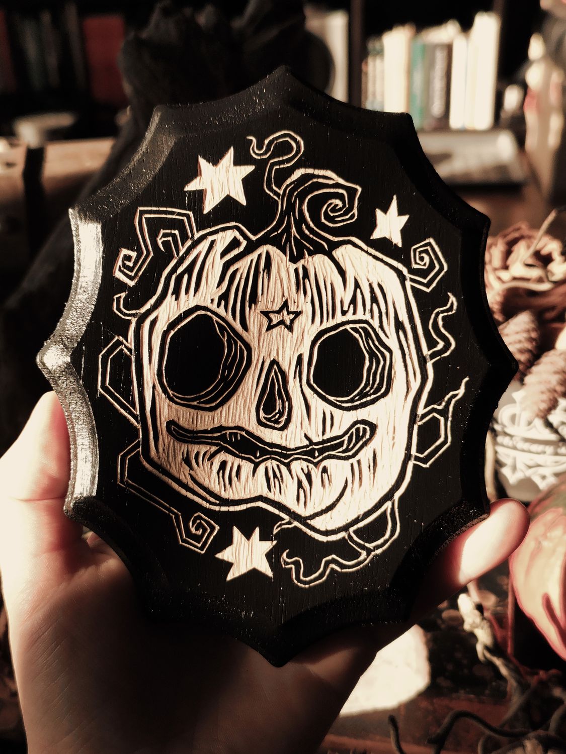 Rotten Pumpkin · Woodcut