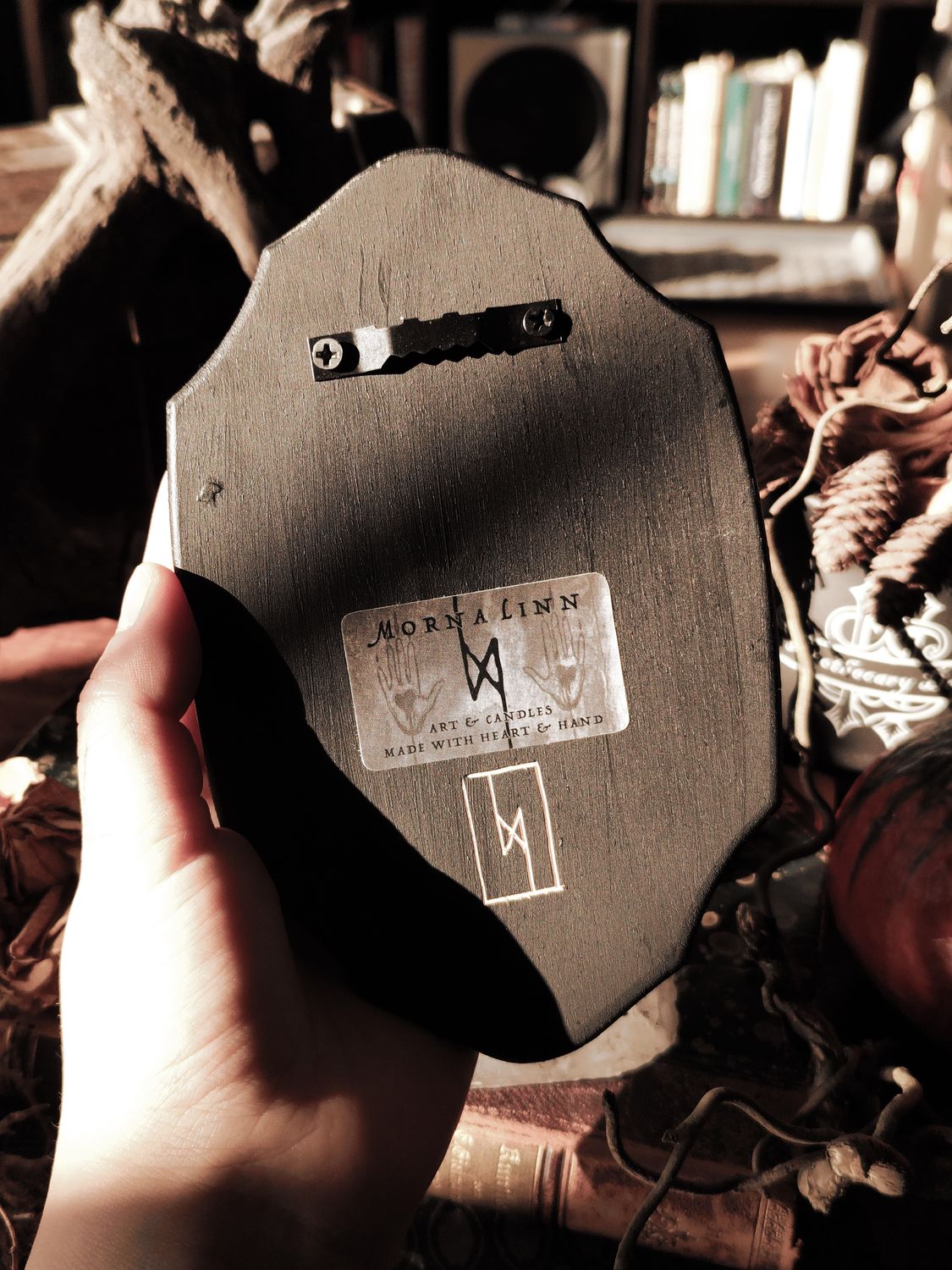 Confused Moon · Woodcut