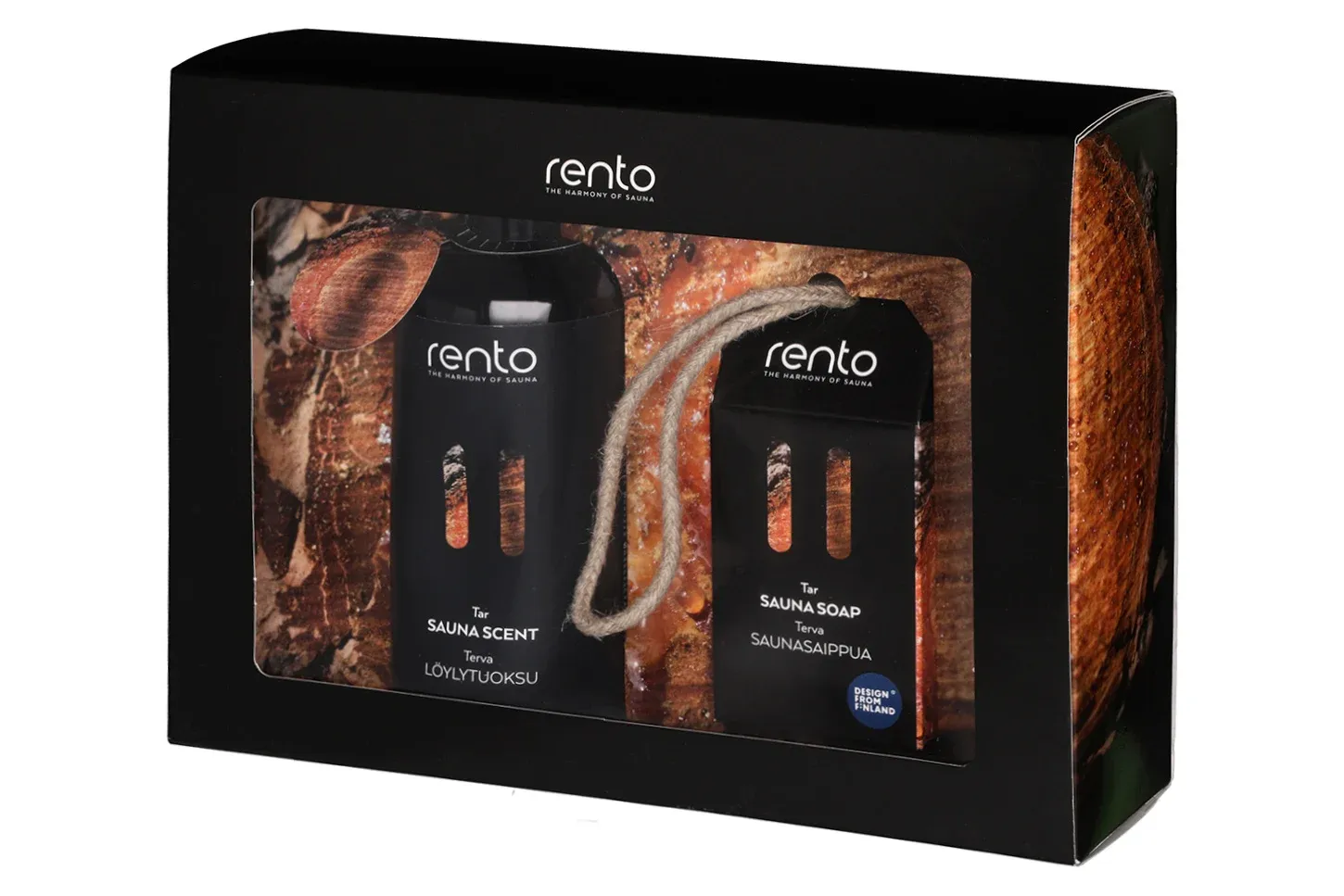 Rento Set de Regalo (Fragancia y Jabón) para sauna 2 presentaciones