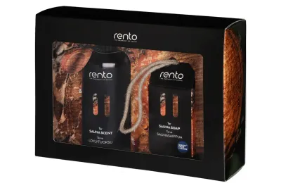 Rento Set de Regalo (Fragancia y Jabón) para sauna 2 presentaciones