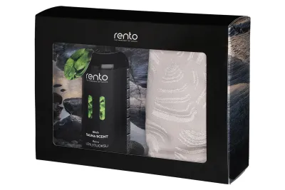Rento Caja de Regalo con Fragancia para Sauna + Funda de Cojín