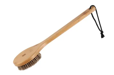 Rento Cepillo de Baño para el Cuerpo Bambú Natural y Oscuro