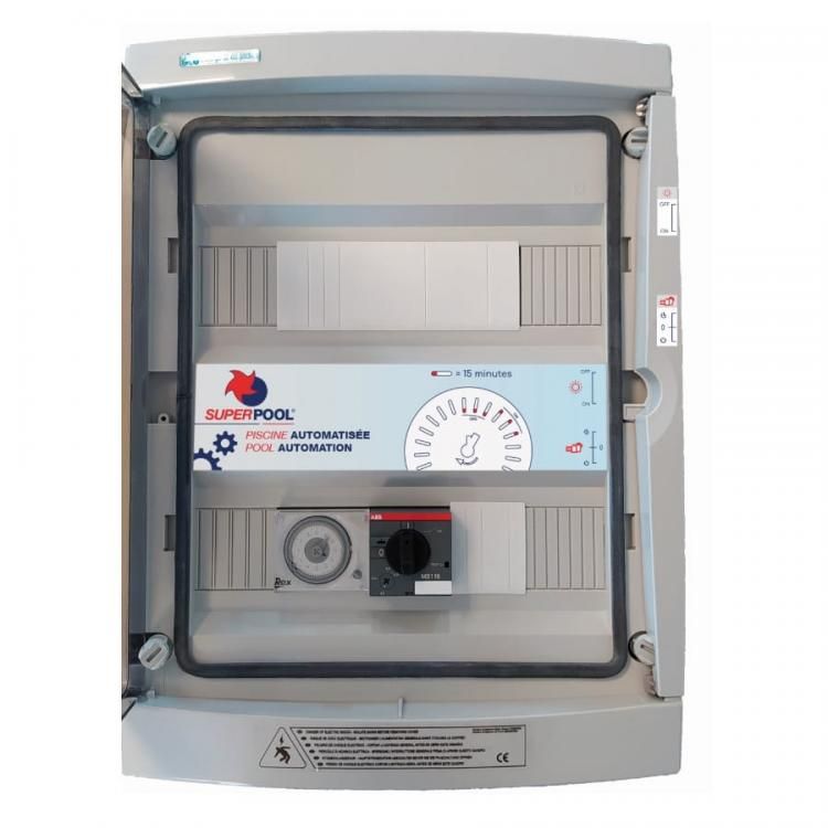 Superpool Cuadro Eléctrico Monofásico - Transformador para Focos