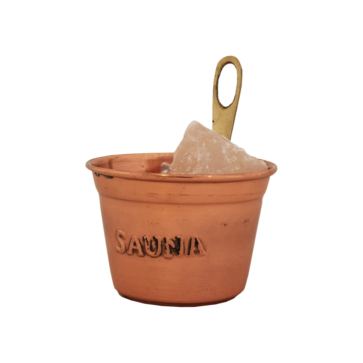 Emendo Vaso de Cobre con piedras de Sal