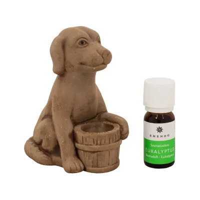 Emendo Aceite Esencial para Sauna de Eucalipto con figura Perro