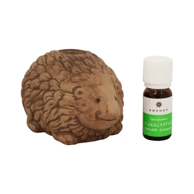 Emendo Aceite Esencial para Sauna de Eucalipto con figura Erizo