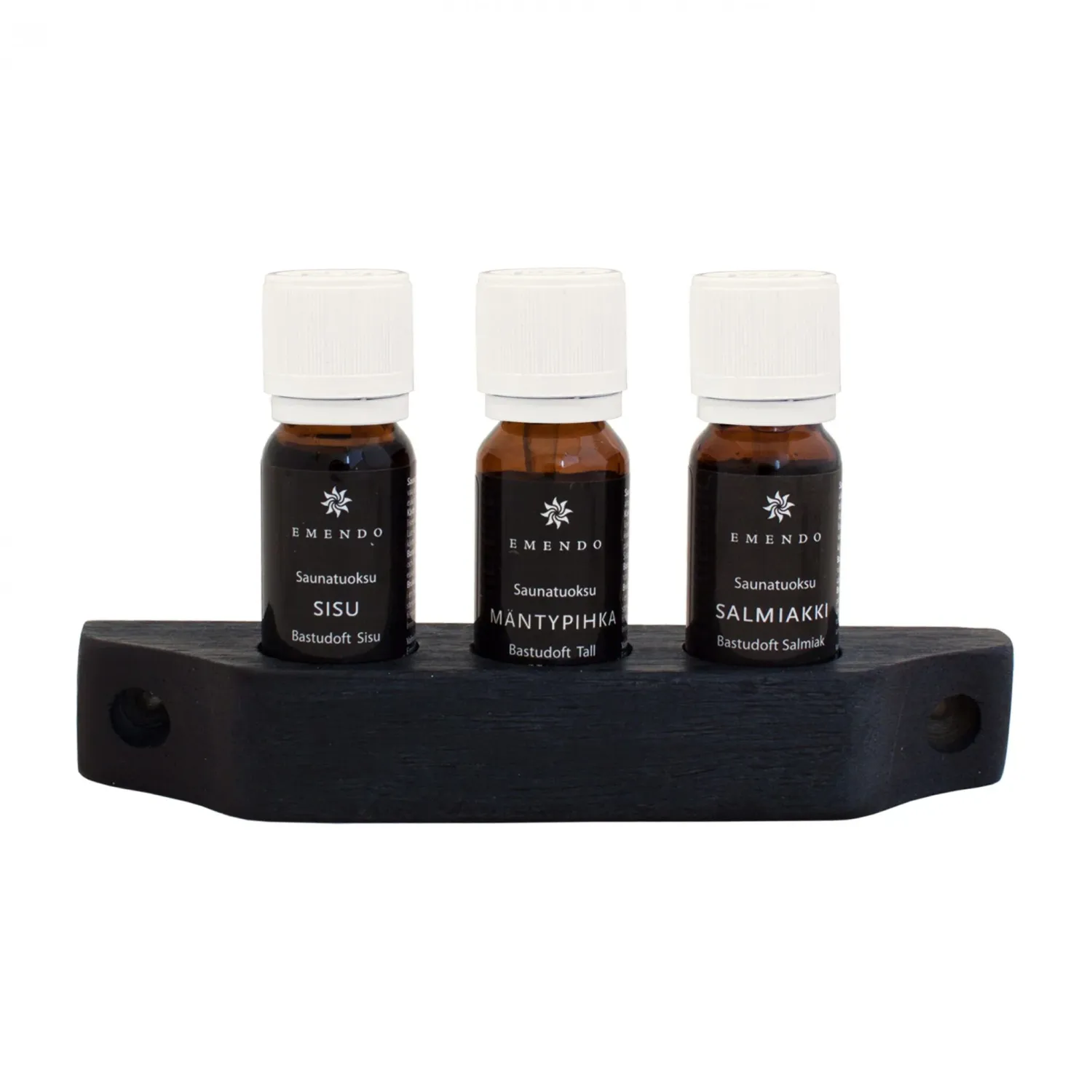 Emendo Set de Esencias para Sauna en  Soporte de madera