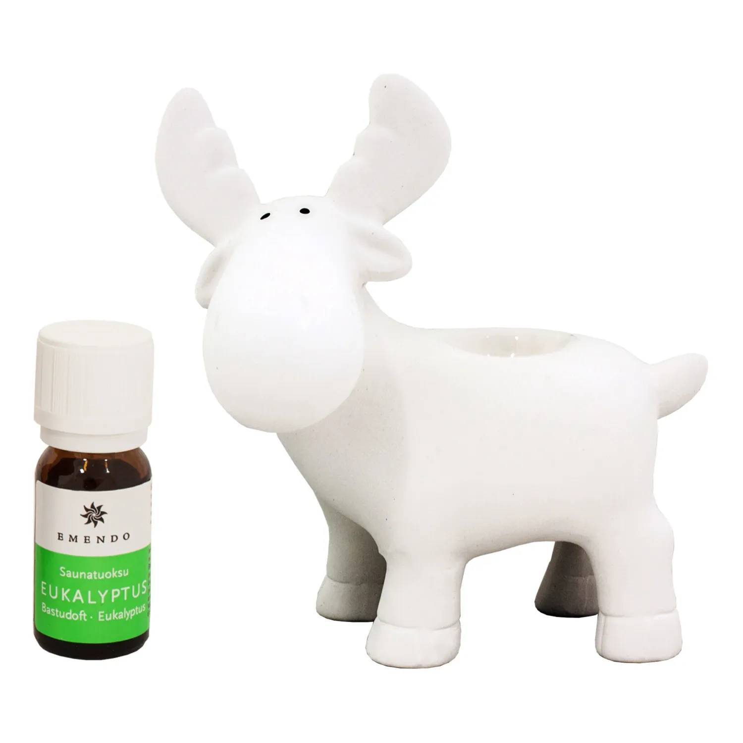 Emendo Aceite Esencial para sauna de Eucalipto con figura Reno