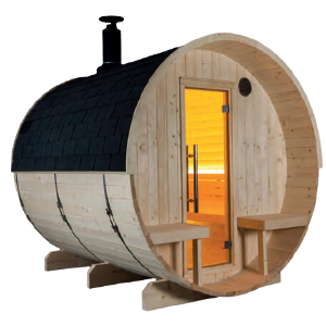 Sentiotec Sauna de exterior Modelo Barril Exterior Kuusi