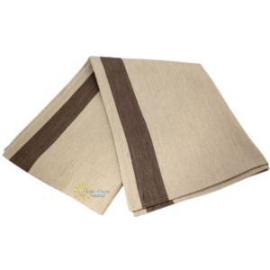 Emendo Funda Cobertor de Asiento de Sauna marrón 50x150cm