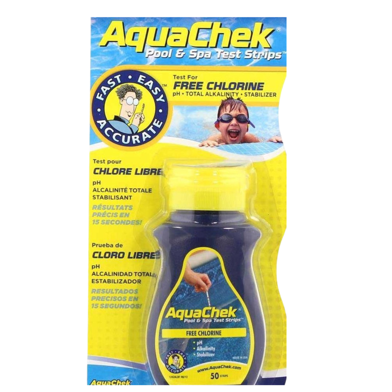 Aquachek- Reactivo Amarillo 4 en 1