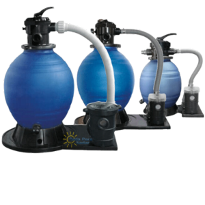 QP Set de Filtro Depuradora de piscina Monobloc + Bomba