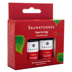 Emendo Aromas de Infusión para Sauna de Jengibre y Vino 2x10ml
