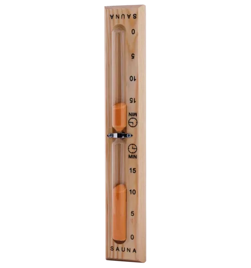 Sentiotec Reloj de arena para Sauna - 15 minutos